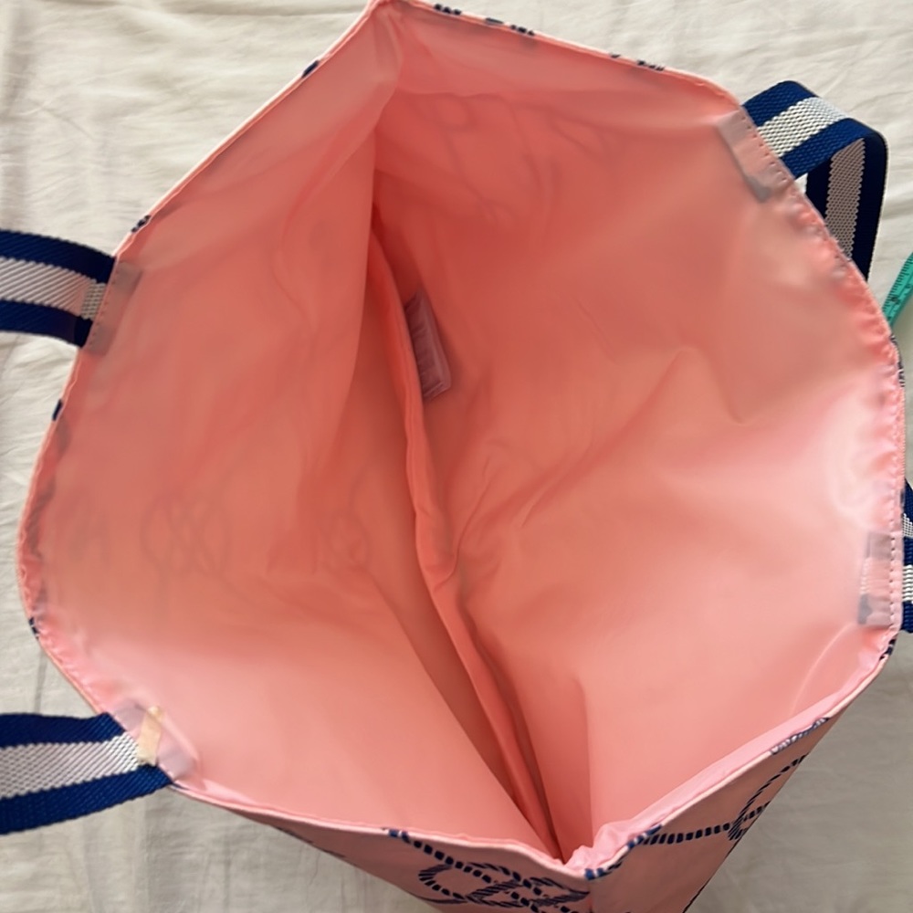 New Estée Lauder Canvas Pink Tote(approx. 17.5”x12.5”) - Picture 7 of 7